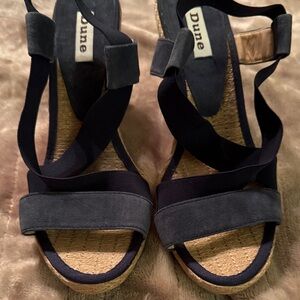 Dune Women's Black Sandals